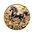 thumbnail image 2 of Aimant de Réfrigérateur Cheval Rond Art Amusant pour Décoration de Cuisine, Aimant de Réfrigérateur PVC Multicolore Mignon, 2 of 7
