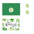 thumbnail image 2 of 10-Pack St. Patrick‘s Day Greeting Card Set with Envelopes & Stickers, Blank Cards, Note Card Set, Green Shamrock Themed for Writing Messages, for Holiday Greetings Gifts and Celebrations, 2 of 7