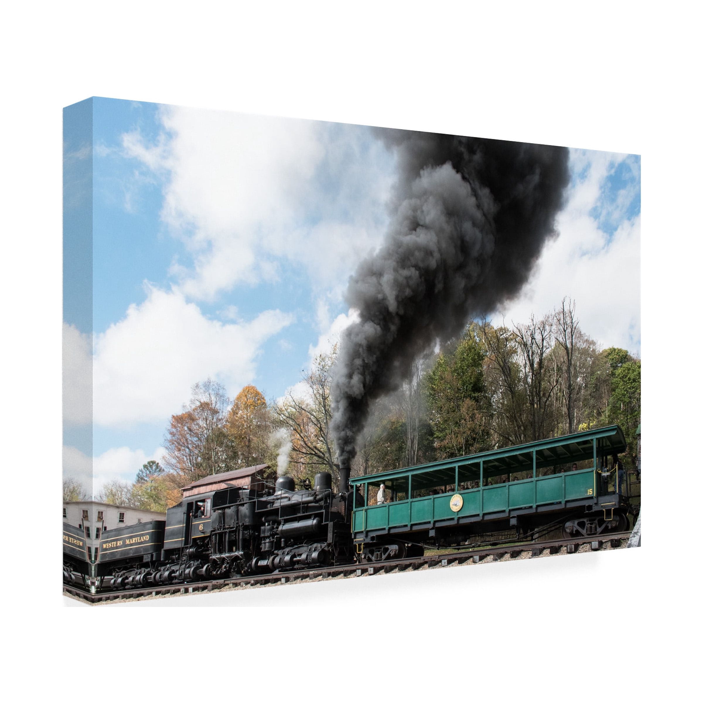 Robert Michaud 'Cass Scenic Railroad 3' Canvas Art
