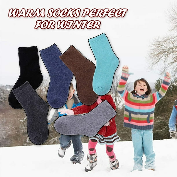 Chaussettes Femme d'Hiver en Coton Thermique - 6 Paires - Noël