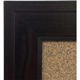 thumbnail image 2 of Espresso Cork Bulletin Board x Large Framed Pin Board for Walls Offices Vision Board Espresso (), 2 of 2