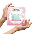 thumbnail image 2 of Garnier SkinActive Moisture Bomb Sheet Mask Super Hydrating Smoothing, 1.08 fl oz, 2 of 4