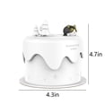 thumbnail image 3 of AYktou Christmas Decorations,Christmas Gifts,Christmas Trees Portable Humidifier,Small Cool Mist Humidifier,Spray For 10 Hours USB Desktop Humidifier For Bedroom Office Home,Gift Auto Shut-Off,Gift, 3 of 7