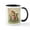 White/Black Inside, variant on CafePress - Vintage French Easter Bunnies In Egg Mugs - 11 oz Ceramic Mug - Novelty Coffee Tea Cup