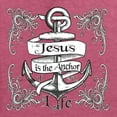 thumbnail image 2 of Wild Bobby, Jesus Is The Anchor Of My Life, Inspirational/Christian, Unisex Graphic Hoodie Sweatshirt, Vintage Heather Red, XX-Large, 2 of 4