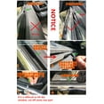 thumbnail image 2 of Universal 4m V-Shaped Rubber Seal Strip Car Door Window Glass Weatherstrip USA, 2 of 5