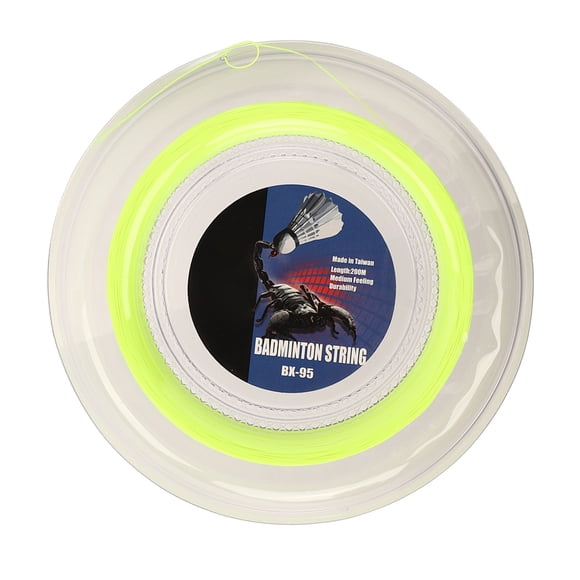 Cuerda elástica para raqueta de bádminton, POWERTI Cuerda para raqueta de bádminton Accesorio de reparación de bádminton Reemplazo de cuerda para raqueta Durabilidad probada en el tiempo