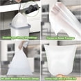 thumbnail image 3 of CCOCC 2026 New Small Trash Bags 4 Gallon - 75 Count Drawstring 4 Gallon Trash Bag,Pre-Separated Small Garbage Bags Bathroom Trash Bags,Unscented White 4 Gal Trash Can Liners, 3 of 6