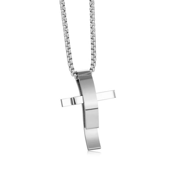 Necklaces With Pendant 14K White Gold Jewelry Fashion Hot Selling Design Personalized Clip Shaped Cross