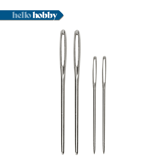 Hello Hobby Yarn Needles, Sizes 13 and 16, 4-Piece Set