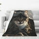 thumbnail image 1 of Balery Pilot Cat In Vintage Plane Manta de Felpa Suave y Acogedora – Cobija de Franela Aterciopelada para Cama, Lavable y Cálida para Sofá, Mascotas, Transpirable-40"x30", 1 of 7