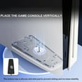 thumbnail image 4 of Support Vertical RVB pour PS5 & PS5 Slim, Support de Base avec Lumières Réglables, Base de Station avec Vis Câble USB pour Édition Numérique & Disque, 4 of 8
