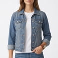 thumbnail image 3 of Livrdious Womens Classic Denim Jackets Button Down Long Sleeve Casual Jean Jackets for Women with Pockets, 3 of 7