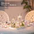 thumbnail image 5 of Glasseam Set of 24 Glass Cylinder Vase in Bulk for Wedding Centerpieces 3.3" Dia x（5.5"+7.5"+9.5")Tall Clear Hurricane Floating Candle Vases, 5 of 9