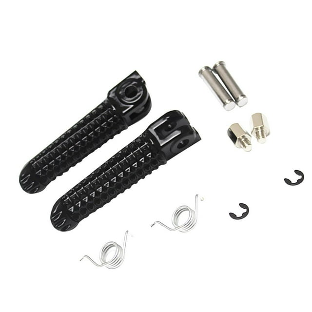 1 Par de Clavijas de Reposapiés Delanteras Traseras de Aluminio CNC para Yamaha Baoblaze Pedales de moto