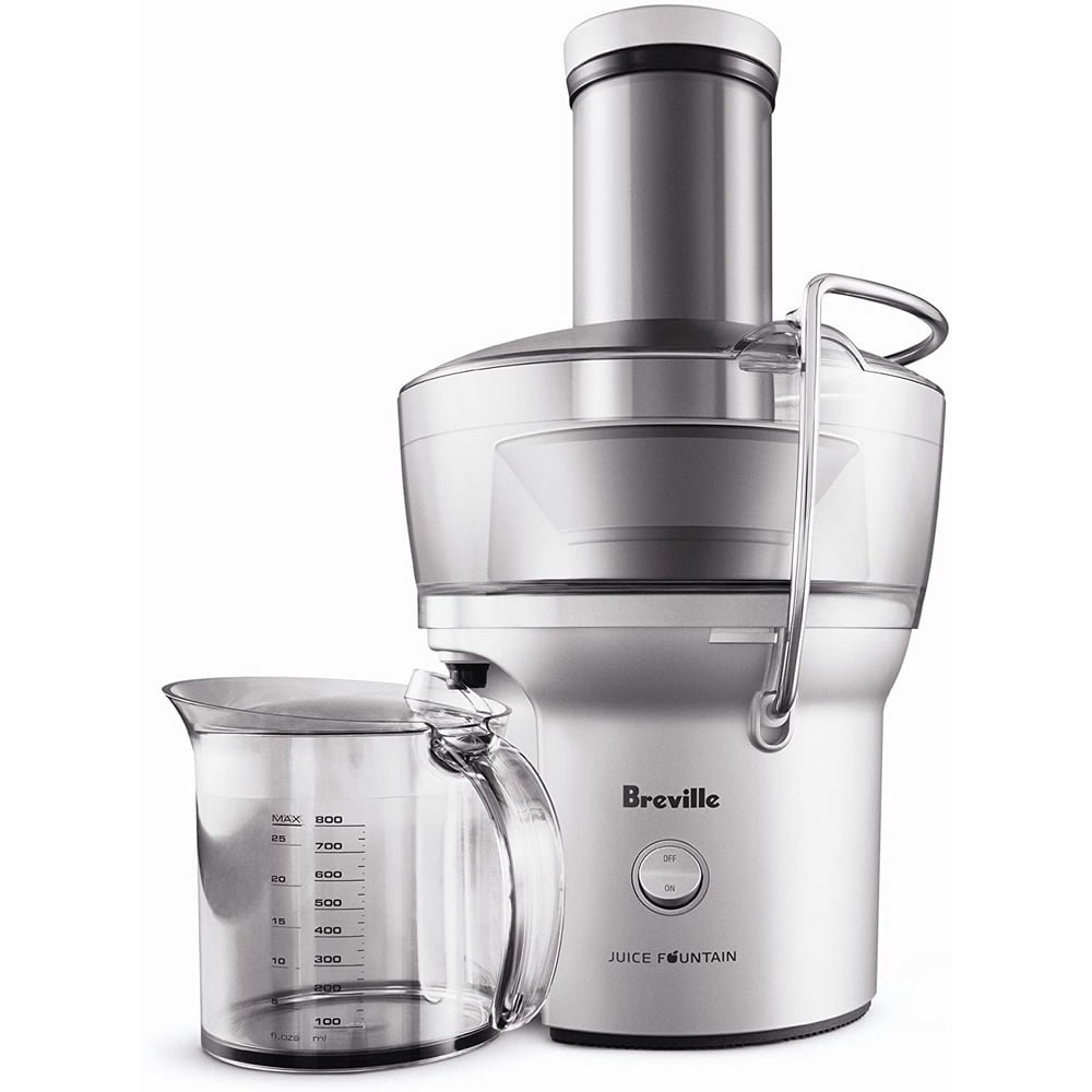 Breville BJE200XL Juice Fountain Compact Centrifugal Juicer, Silver ...