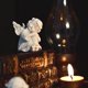thumbnail image 3 of Estatua de jardín de resina de ángel, escultura de ángel de hadas, decoración del hogar, 3 of 12