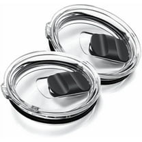 2Pcs 30oz Yeti Tumbler Lids, Magnetic Slider - Fit 30oz Tumbler/14oz Mug/35oz Straw Mug, Spill Proof, BPA Free. Home Decor, Kitchen