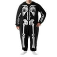 thumbnail image 3 of PENGXIANG Correspondant Pyjama de Famille Ensembles une Pièce Halloween Squelette Pyjama Ensemble Vacances, 3 of 6