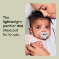 thumbnail image 4 of Tommee Tippee Ultra-light Pacifiers, 0-6 months, 2 pack of one piece silicone, BPA free pacifiers, 4 of 11