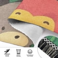 thumbnail image 4 of Cartoon Style Animals Bedroom Runner Rug 2'x 6' Non Slip Carpet Indoor Home Area Rug Living Room, 4 of 8