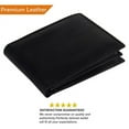 thumbnail image 4 of Leatherboss Minimalist Wallet Card Case with Coin Pocket - High Quality Leather, Black, 4 of 7