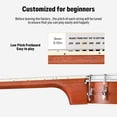 thumbnail image 4 of Banjo Banjolele Donner para ukelele, 4 cuerdas, con accesorios, para adultos, 4 of 7