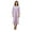 Purple, variant on Casual Nights Women's Zipper Front Jacquard Fleece Long Robe Duster