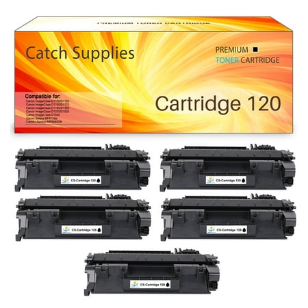 Catch Supplies Compatible Toner for Canon 120 ImageClass D1120/D1150/D1320/D1350/D1550 Satera MF417dw (Black,5-Pack)
