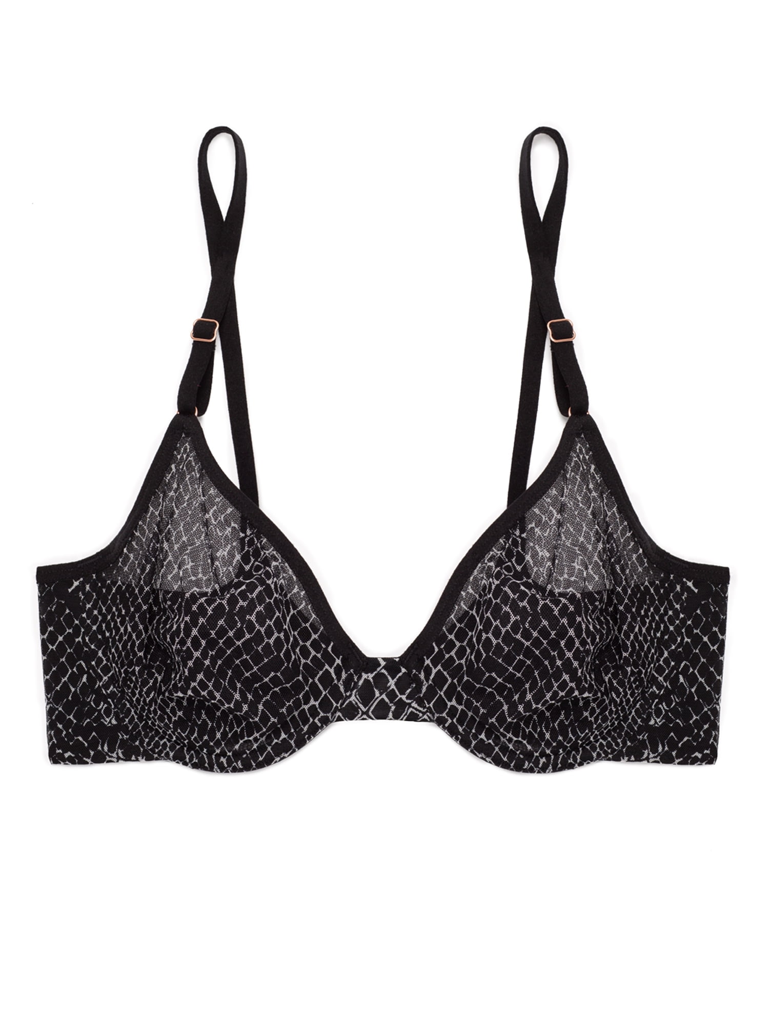 Soma Sensuous Lace Underwire Demi Bra Unlined Sheer Black Size 34 C -  AbuMaizar Dental Roots Clinic