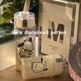 thumbnail image 2 of Dog-Themed Cute Plastic Water Cup - Portable 350ml/550ml, 2 of 7