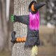 thumbnail image 3 of Bruja estrellada en el árbol Decoración de Halloween Puerta de la muñeca Porche Accesorios colgantes Miedo se estrelló intensamente,A,11 Feliz Sencillez, 3 of 5