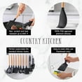 thumbnail image 7 of Country Kitchen 38-Pc Cooking Utensils Set Silicone Spatula & Kitchen Gadgets, Black, 7 of 7