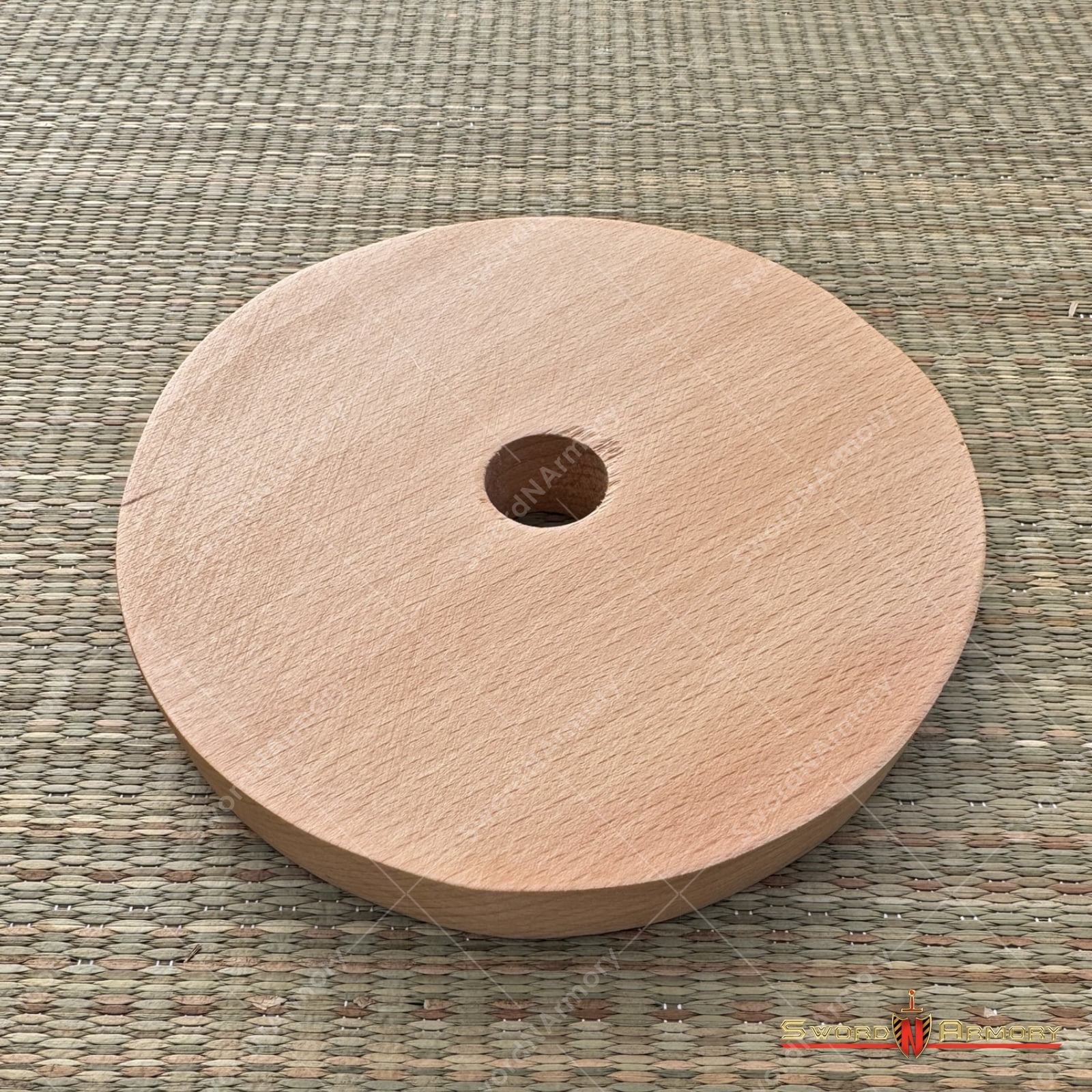 Tameshigiri Sword Test Cutting Stand Oak for Japanese Samurai Katana Wakizashi