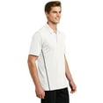 thumbnail image 4 of Sport Tek Adult Male Men Plain Short Sleeves Polo White/Hthr Gry Medium, 4 of 6