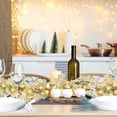thumbnail image 5 of 6FT White Fall Maple Leaf Garland with Battery Operated LED Lights, Artificial Berries Pumpkin Fall Leaves Garland Decoration for Fireplace Door Frame Backdrop Wedding Party Decor, 5 of 8