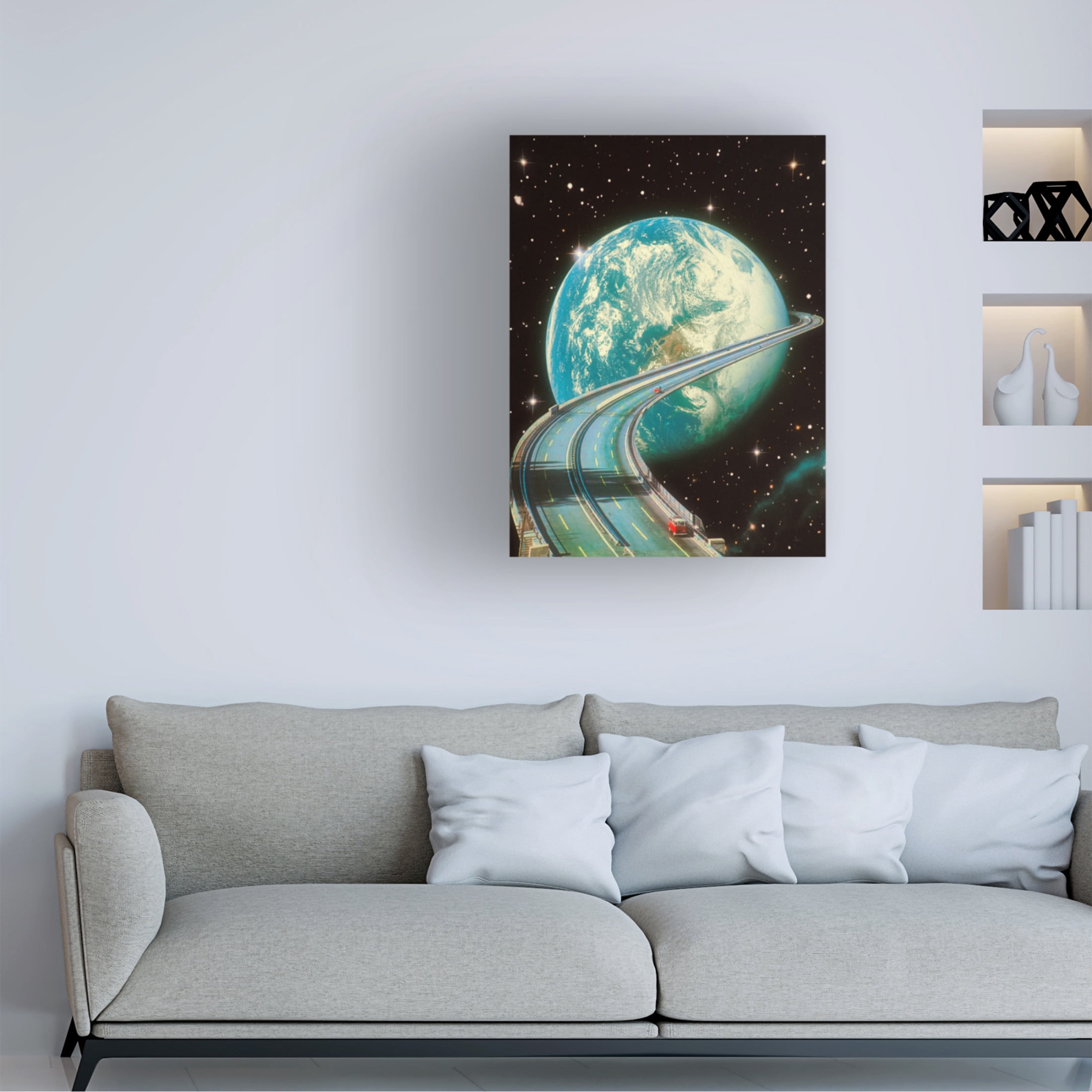 Trademark Fine Art Taudalpoi Highway Home Canvas Wall Art