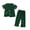 Dark Green #41, variant on 2 Piece Sets Sets Post Surgery for Women Men Crew Neck Short Sleeve Blouses Matching Tear Away Shorts Two Piece Sets Lightweight Easy Care Adaptive Outfits L