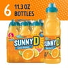 SUNNYD Tangy Original Orange Juice Drink, 6 Count, 11.3 fl oz Bottles