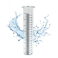 thumbnail image 5 of 2pcs Plastic Rain Gauge Replacement Tube with 7 Inch Capacity Rain Water Gauge for Garden Yard Outdoor, 5 of 6