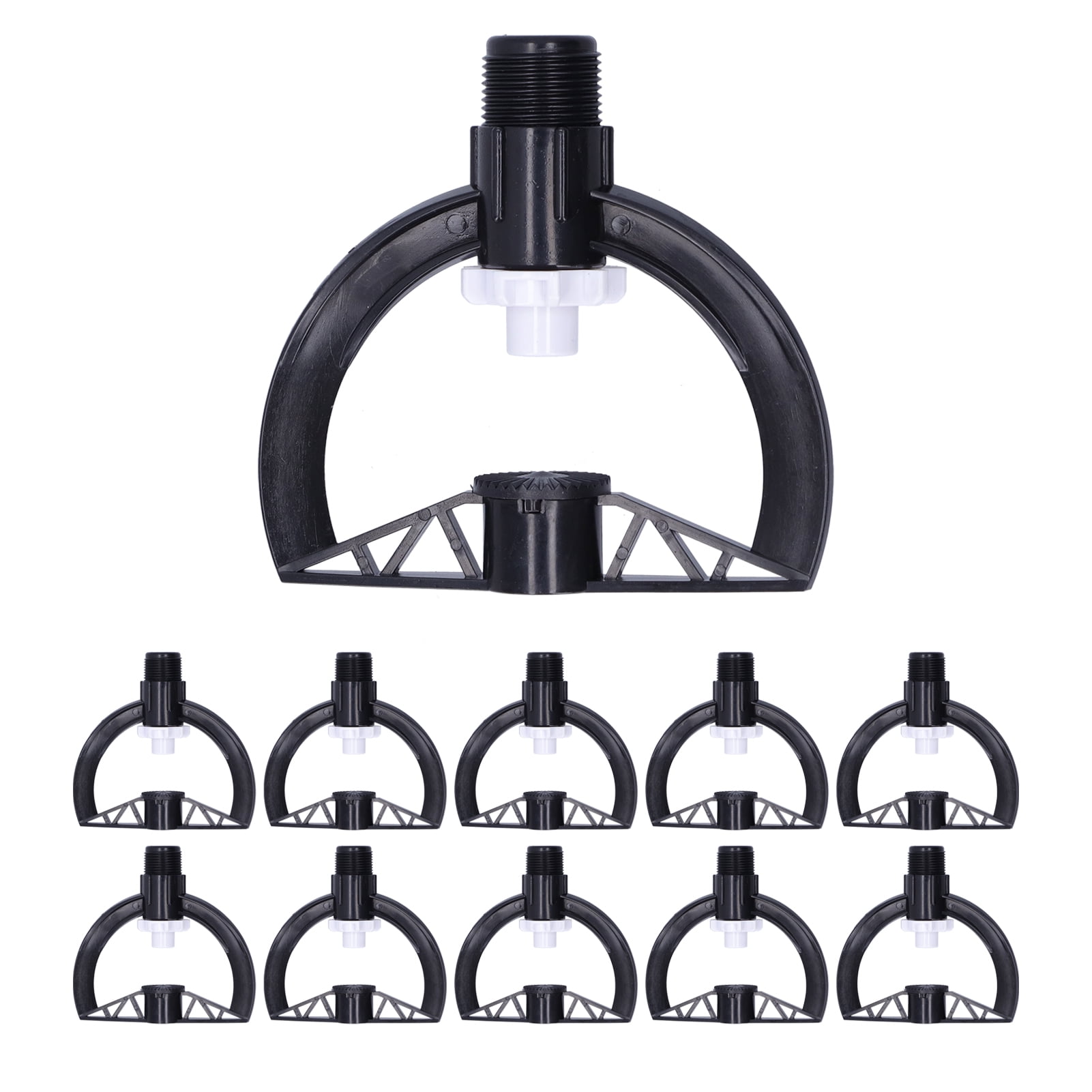 10Pcs Rotating Impact Sprinkler G3/4 Male Thread For Garden Lawn Greenhouse Irrigation