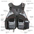 thumbnail image 2 of Bassdash Fishing Vest Adjustable for Men and Women, for Fly Bass Boat Fishing, 2 of 7