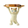 thumbnail image 1 of Estatuillas De Bandeja Figuritas de bandeja de resina para gatos, llave de entrada interior, almacenamiento de dulces de escritorio (verde) Likrtyny Libre de BPA, 1 of 9