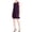 Purple - eggplnt, variant on American Living Womens Beaded Neck Jersey Dress, Purple, 2