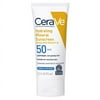 CeraVe Hydrating Mineral Face Sunscreen Lotion SPF 50 with Zinc Oxide