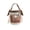 White, variant on Women's Blue Checkered Bucket Bag - Denim-Inspired Faux Leather Crossbody Clutch with Gold Accents (5.51×4.72×5.91in)