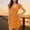 Orange, variant on FengLS Women's Summer Mini Dress Waist Pleated Flowy Wedding Guest Dress Elegant Flutter Sleeves V-Neck Party Short Dress