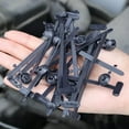 thumbnail image 3 of 1000/100pcs Cable Ties Buckle Auto Fastener Screw Replacement Clip Car Fenders Trunk Engine Guard Panel Wire Management Tools, 3 of 9