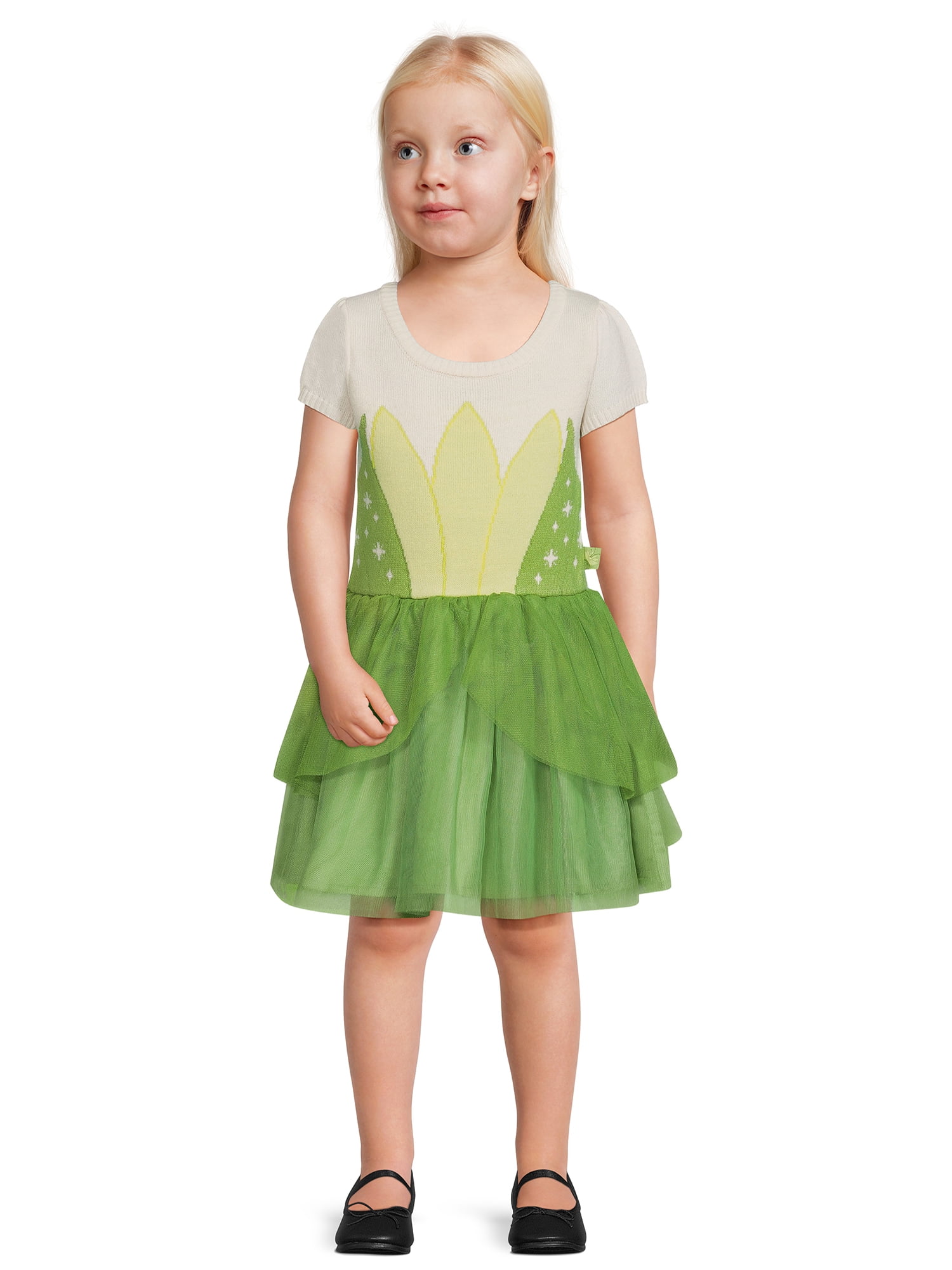 Disney Toddler Girls Princess Tiana Cosplay Dress, Sizes 12M-5T