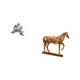 thumbnail image 5 of Escultura De Animal Moderna, Figura De Búho Y Caballo, Adorno De Mesa, Estatua De Resina Para Sala De Estar, Oficina, Armario, Mesita De Noche, Decoración Grabada Para El Hogar., 5 of 8